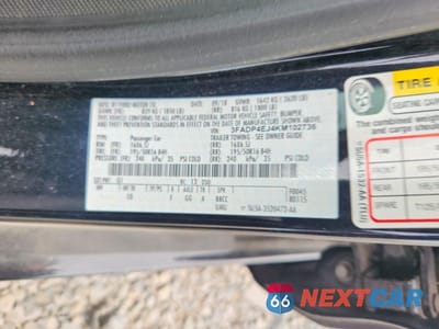 Zdjęcie 12 z 12 samochodu: 2019 FORD FIESTA SE VIN:3FADP4EJ4KM102736 - miniatura