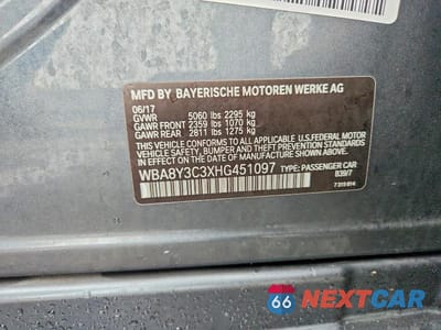 Zdjęcie 13 z 13 samochodu: 2017 BMW 340 XIGT VIN:WBA8Y3C3XHG451097 - miniatura