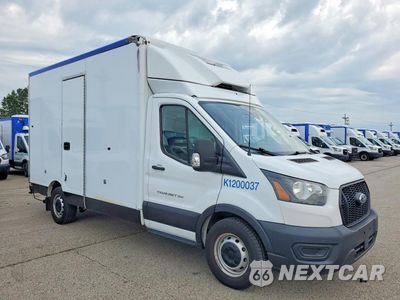 Czwarte zdjęcie samochodu z boku: 2020 FORD TRANSIT DELIVERY TRUCK VIN:1FDBW5Z8XLKA83387 - miniatura