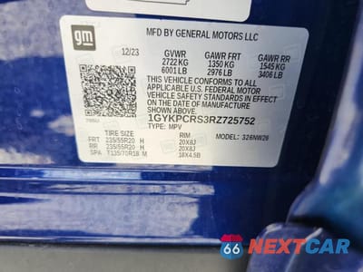 Zdjęcie 13 z 13 samochodu: 2024 CADILLAC XT6 PREMIUM LUXURY VIN:1GYKPCRS3RZ725752 - miniatura