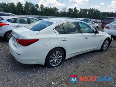 Trzecie zdjęcie samochodu z tyłu: 2015 INFINITI Q50 PREMIUM VIN:JN1BV7AR7FM423260 - miniatura