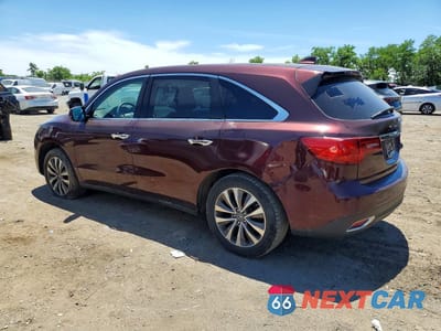 Drugie zdjęcie samochodu z przodu: 2016 ACURA MDX TECHNOLOGY VIN:5FRYD4H49GB053974 - miniatura