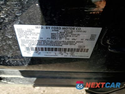 Zdjęcie 13 z 13 samochodu: 2026 FORD EXPLORER ACTIVE VIN:1FMUK8DH3TGA55088 - miniatura