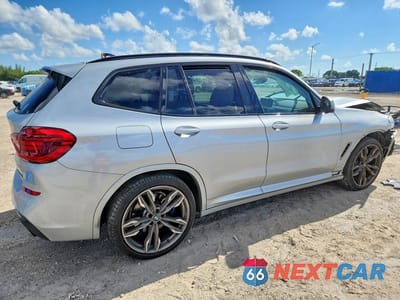 Trzecie zdjęcie samochodu z tyłu: 2019 BMW X3 XDRIVEM40I VIN:5UXTS3C5XK0Z07789 - miniatura