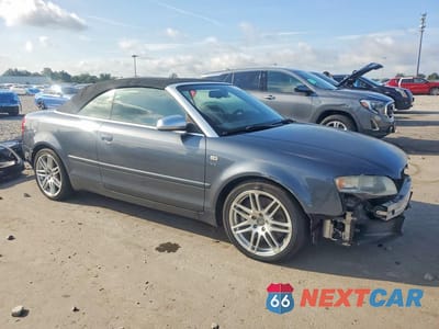 Czwarte zdjęcie samochodu z boku: 2008 AUDI S4 QUATTRO CABRIOLET VIN:WUARL48H08K900299 - miniatura