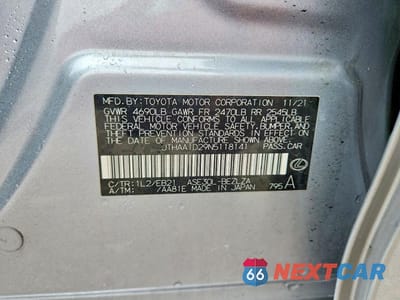 Zdjęcie 12 z 12 samochodu: 2022 LEXUS IS 300 VIN:JTHAA1D29N5118141 - miniatura
