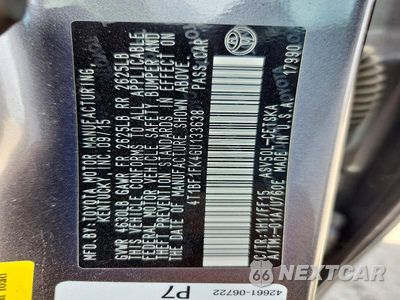 Zdjęcie 13 z 13 samochodu: 2016 TOYOTA CAMRY SE VIN:4T1BF1FK4GU133638 - miniatura
