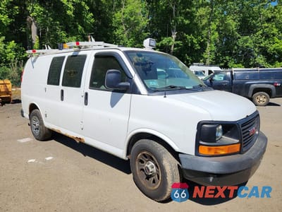 Czwarte zdjęcie samochodu z boku: 2014 GMC SAVANA G1500 VIN:1GTS8AF47E1182332 - miniatura