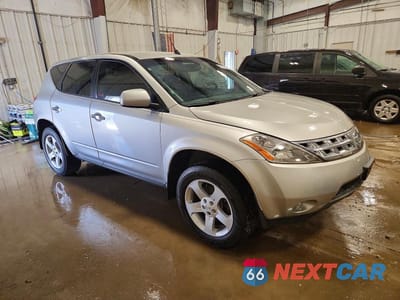 Czwarte zdjęcie samochodu z boku: 2004 NISSAN MURANO SL VIN:JN8AZ08T14W207996 - miniatura
