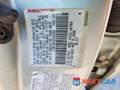 Zdjęcie 12 z 12 samochodu: 2002 TOYOTA CAMRY LE VIN:JTDBE32K320020966 - miniatura