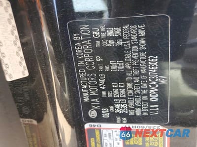 Zdjęcie 13 z 13 samochodu: 2018 KIA SPORTAGE LX VIN:KNDPMCAC3J7463062 - miniatura