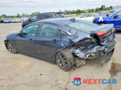 Drugie zdjęcie samochodu z przodu: 2019 HONDA CIVIC EX VIN:19XFC1F36KE213408 - miniatura