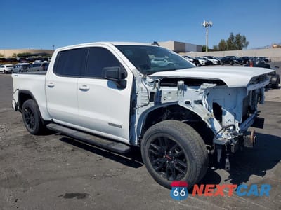 Czwarte zdjęcie samochodu z boku: 2021 GMC SIERRA K1500 ELEVATION VIN:3GTU9CETXMG375164 - miniatura