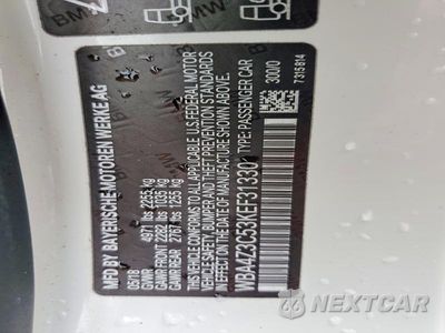 Zdjęcie 12 z 12 samochodu: 2019 BMW 430XI VIN:WBA4Z3C53KEF31330 - miniatura