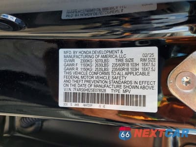 Zdjęcie 12 z 12 samochodu: 2025 HONDA CR-V SPORT-L VIN:7FARS6H82SE078528 - miniatura