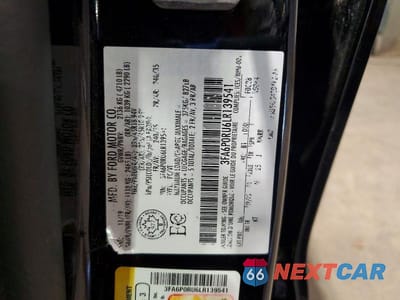 Zdjęcie 13 z 13 samochodu: 2020 FORD FUSION TITANIUM VIN:3FA6P0RU6LR139541 - miniatura