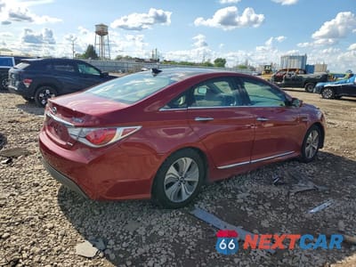 Trzecie zdjęcie samochodu z tyłu: 2013 HYUNDAI SONATA HYBRID VIN:KMHEC4A45DA084348 - miniatura