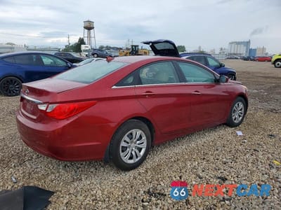 Czwarte zdjęcie samochodu z boku: 2012 HYUNDAI SONATA GLS VIN:5NPEB4AC9CH483169 - miniatura
