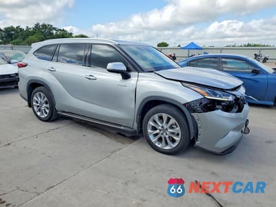Czwarte zdjęcie samochodu z boku: 2021 TOYOTA HIGHLANDER HYBRID LIMITED VIN:5TDYARAH6MS005151 - miniatura