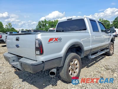 Trzecie zdjęcie samochodu z tyłu: 2008 FORD F250 SUPER DUTY VIN:1FTSW21R28EB48245 - miniatura