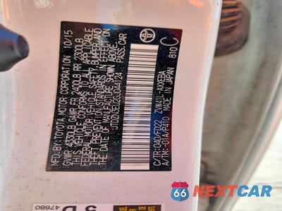 Zdjęcie 13 z 13 samochodu: 2016 TOYOTA PRIUS V TWO VIN:JTDZN3EU2GJ044124 - miniatura