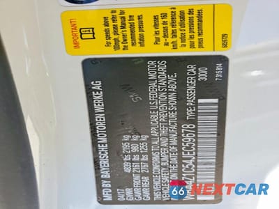 Zdjęcie 13 z 13 samochodu: 2018 BMW 430I VIN:WBA4Z1C54JEC59678 - miniatura