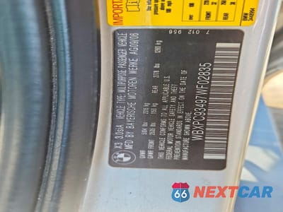 Zdjęcie 13 z 13 samochodu: 2007 BMW X3 3.0SI VIN:WBXPC93497WF02835 - miniatura