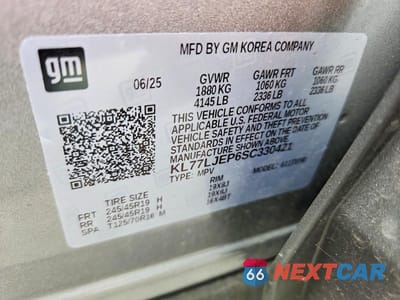 Zdjęcie 13 z 13 samochodu: 2025 CHEVROLET TRAX 2RS VIN:KL77LJEP6SC330421 - miniatura