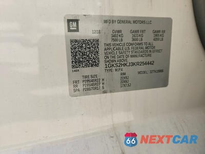 Zdjęcie 14 z 14 samochodu: 2019 GMC YUKON XL DENALI VIN:1GKS2HKJ3KR254442 - miniatura