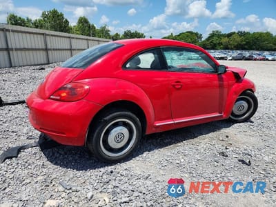 Trzecie zdjęcie samochodu z tyłu: 2012 VOLKSWAGEN BEETLE VIN:3VWJP7AT1CM649550 - miniatura
