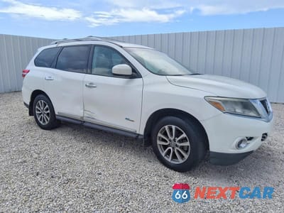 Czwarte zdjęcie samochodu z boku: 2014 NISSAN PATHFINDER HYBRID SL VIN:5N1CR2MN7EC661045 - miniatura