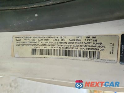 Zdjęcie 12 z 12 samochodu: 2006 VOLKSWAGEN NEW BEETLE CONVERTIBLE OPTION PACKAGE 2 VIN:3VWSF31YX6M333144 - miniatura