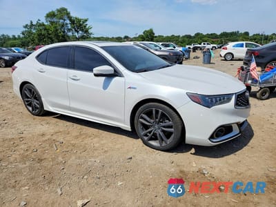 Czwarte zdjęcie samochodu z boku: 2019 ACURA TLX TECHNOLOGY VIN:19UUB2F66KA005995 - miniatura