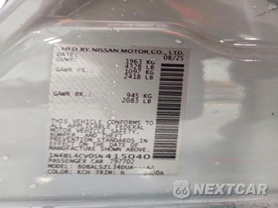 Zdjęcie 13 z 13 samochodu: 2025 NISSAN ALTIMA SR VIN:1N4BL4CV0SN415040 - miniatura