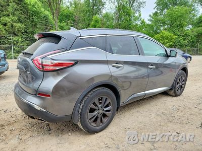 Trzecie zdjęcie samochodu z tyłu: 2018 NISSAN MURANO SV VIN:5N1AZ2MG1JN195748 - miniatura