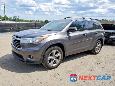 2015 TOYOTA HIGHLANDER LIMITED 5TDDKRFH2FS088326 - główne zdjęcie licytacji z USA - miniatura