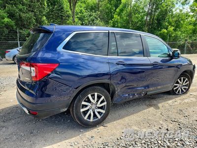 Trzecie zdjęcie samochodu z tyłu: 2022 HONDA PILOT EXL VIN:5FNYF6H53NB017498 - miniatura