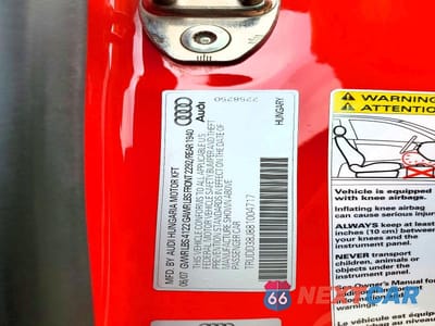 Zdjęcie 12 z 12 samochodu: 2008 AUDI TT 3.2 QUATTRO VIN:TRUDD38J881004717 - miniatura