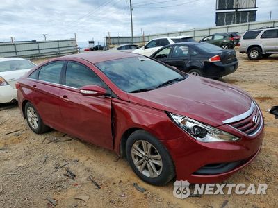 Czwarte zdjęcie samochodu z boku: 2014 HYUNDAI SONATA GLS VIN:5NPEB4AC4EH889718 - miniatura