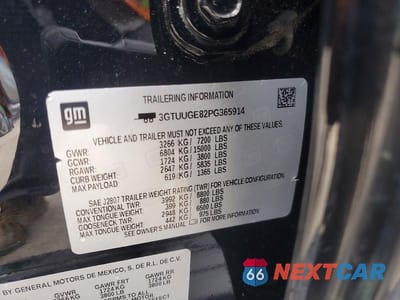 Zdjęcie 13 z 13 samochodu: 2023 GMC SIERRA K1500 DENALI VIN:3GTUUGE82PG365914 - miniatura