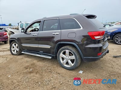 Drugie zdjęcie samochodu z przodu: 2012 JEEP GRAND CHEROKEE OVERLAND VIN:1C4RJFCT8CC265250 - miniatura