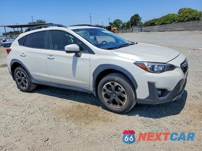 Czwarte zdjęcie samochodu z boku: 2021 SUBARU CROSSTREK PREMIUM VIN:JF2GTAEC1MH356402 - miniatura