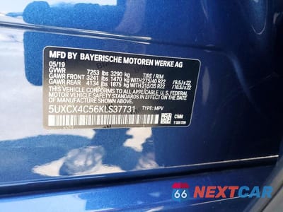Zdjęcie 12 z 12 samochodu: 2019 BMW X7 XDRIVE50I VIN:5UXCX4C56KLS37731 - miniatura