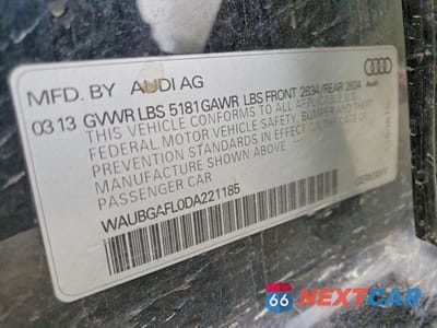 Zdjęcie 12 z 12 samochodu: 2013 AUDI S4 PREMIUM PLUS VIN:WAUBGAFL0DA221185 - miniatura