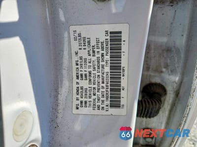 Zdjęcie 12 z 12 samochodu: 2015 HONDA ACCORD EXL VIN:1HGCR3F8XFA020245 - miniatura