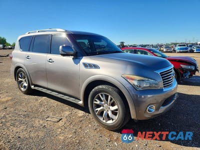 Czwarte zdjęcie samochodu z boku: 2012 INFINITI QX56 BASE VIN:JN8AZ2NEXC9017113 - miniatura