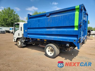 Trzecie zdjęcie samochodu z tyłu: 2016 ISUZU NPR HD DUMP TRUCK VIN:54DC4W1B6GS806195 - miniatura