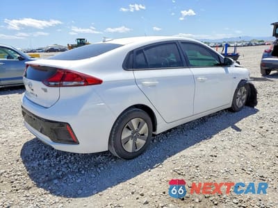 Trzecie zdjęcie samochodu z tyłu: 2017 HYUNDAI IONIQ BLUE VIN:KMHC65LC2HU026839 - miniatura