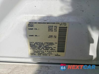 Zdjęcie 12 z 12 samochodu: 2015 NISSAN ALTIMA 2.5 S VIN:1N4AL3AP6FC135005 - miniatura