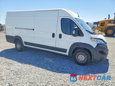 Czwarte zdjęcie samochodu z boku: 2025 RAM PROMASTER 3500 DELIVERY VAN VIN:3C6MRVJG4SE517884 - miniatura